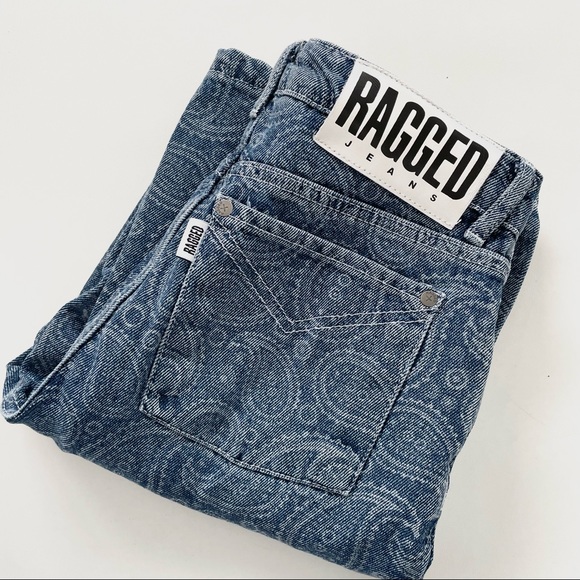 NWOT Ragged Paisley High Waisted Denim Jeans - Picture 6 of 8